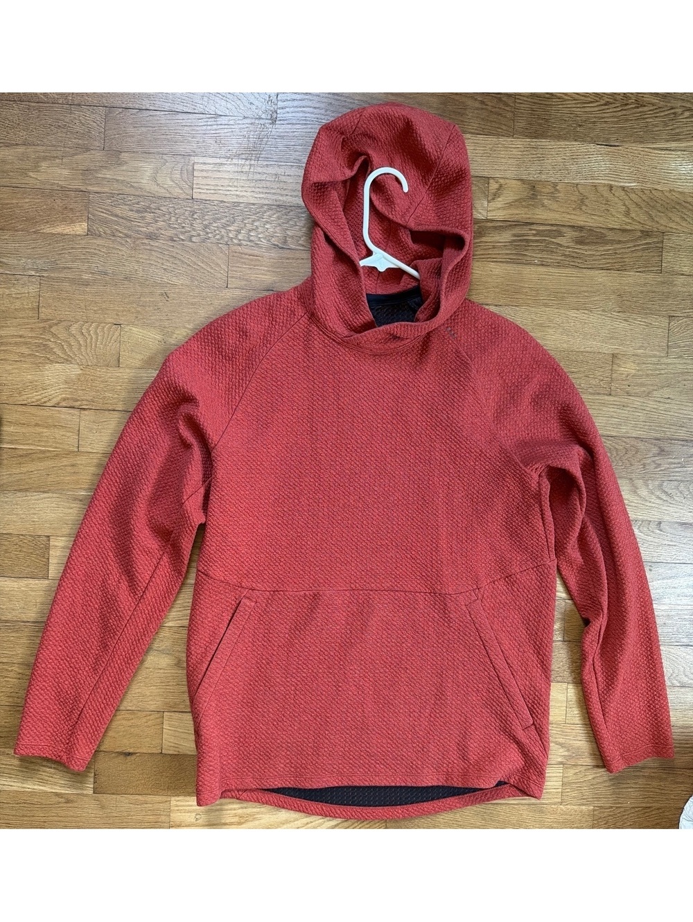 Small - Men - Lululemon Copper Textured Hoodie Sweatshirt
